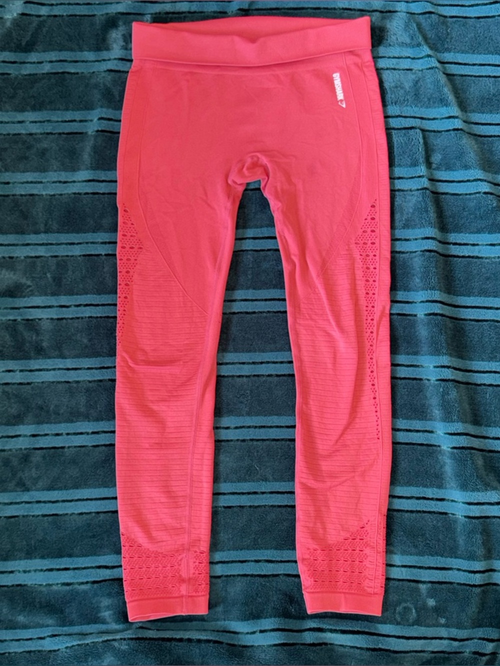 Gymshark Energy Seamless Leggings Women's Size Medium in coral